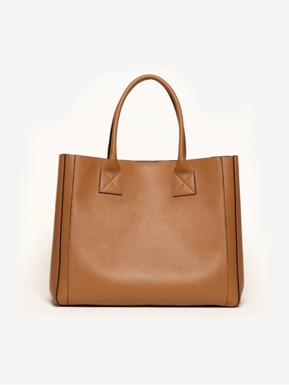 Everyday Pebbled Tote in Cognac - Picture 1 of 5